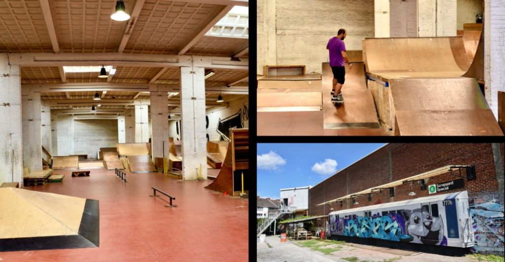 Vue moderne du West Station Skatepark